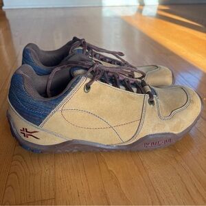 Kuru Leather Sneakers Yarrow Chicane Driving Shoes Kruzr tan Lace womens size 11